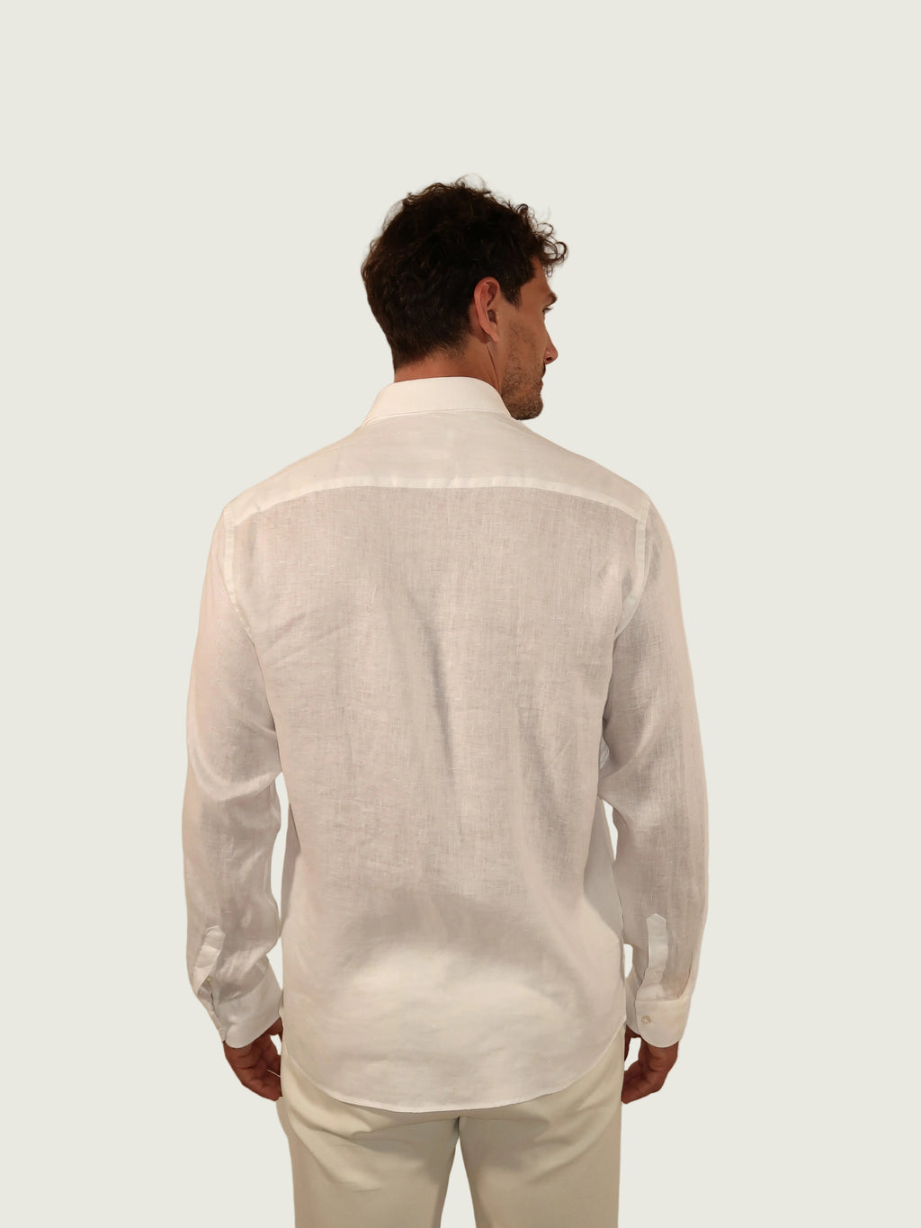 LINEN SHIRT WHITE