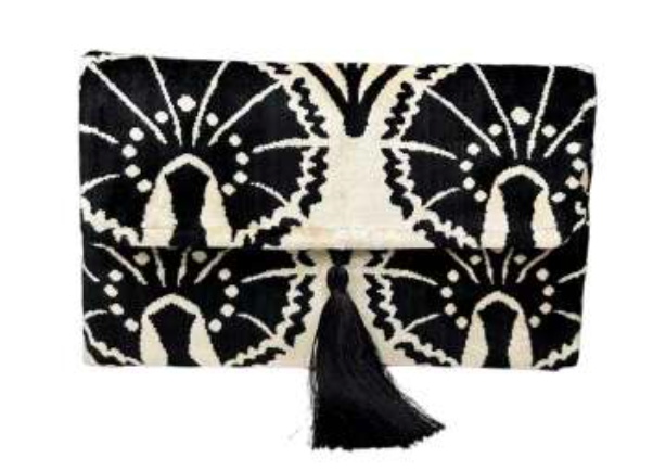 TEXI CLUTCH BLACK AND WHITE