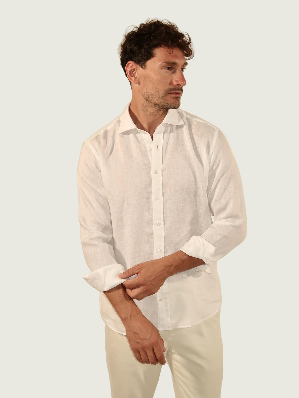 LINEN SHIRT WHITE
