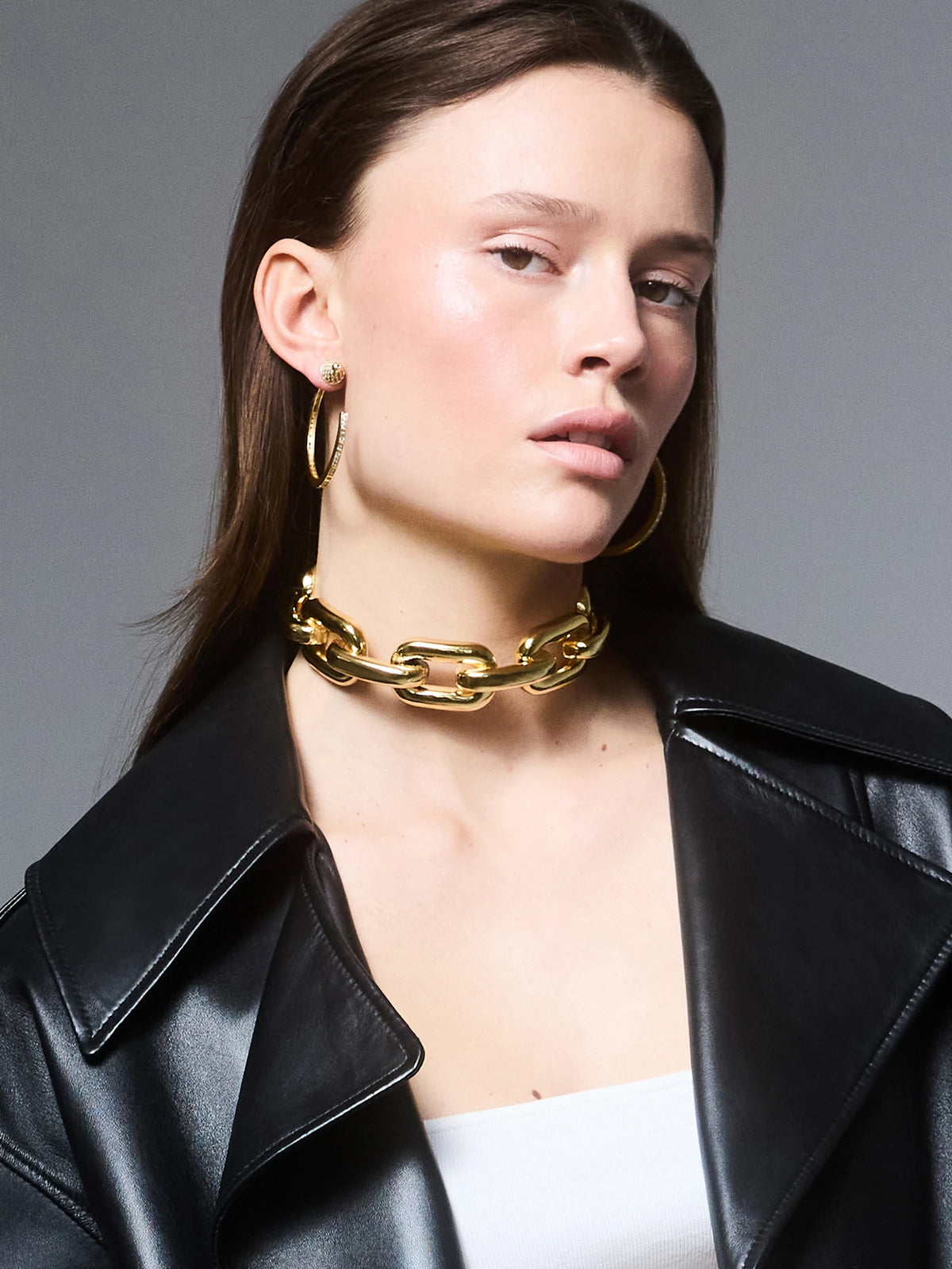 Oversized Chain Choker – Azura Choker Gold | Gitana Concept Store Oversized Chain Choker – Azura Choker Gold | Gitana Concept Store